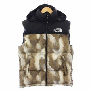 シュプリーム(Supreme)のSUPREME THE NORTH FACE Fur Print Nuptse(ダウンベスト)