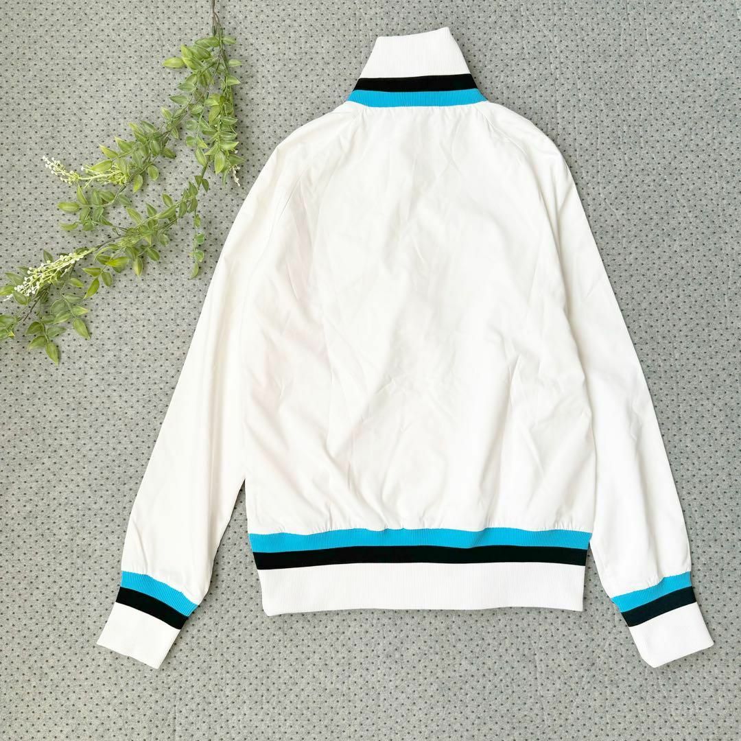 le coq sportif(ルコックスポルティフ)の【美品】ルコックスポルティフ　ゴルフウェア　フルジップ　ブルゾン　Mサイズ スポーツ/アウトドアのゴルフ(ウエア)の商品写真