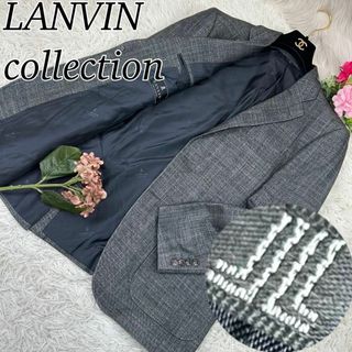 LANVIN COLLECTION - ランバンコレクション メンズ テーラードジャケット カシミヤ混 グレー L 50