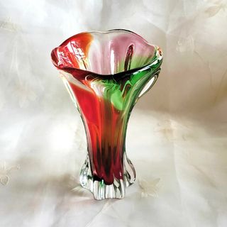 MURANO.一輪挿し、 (Linea Valentina? ムラーノ ガラス 花瓶 MURANO.一輪挿し、 (Linea Valentina? ムラーノ ガラス 花瓶
