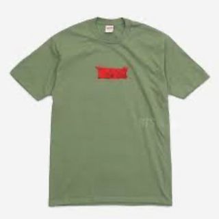 シュプリーム(Supreme)のSupreme Ralph Steadman Box Logo Tee カーキ(Tシャツ/カットソー(半袖/袖なし))