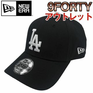 ニューエラー(NEW ERA)のアウトレット ニューエラ 帽子 キャップ 黒白 LA 9FORTY ドジャース②(キャップ)