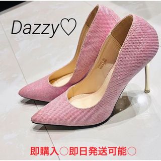 dazzy store - 【綺麗】dazzyパンプス♡ピンクグリッター　ハイヒール　ラメ