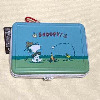 SNOOPY - カルディ スヌーピー カラビナ付き ジッパーティン 抜き取り無し