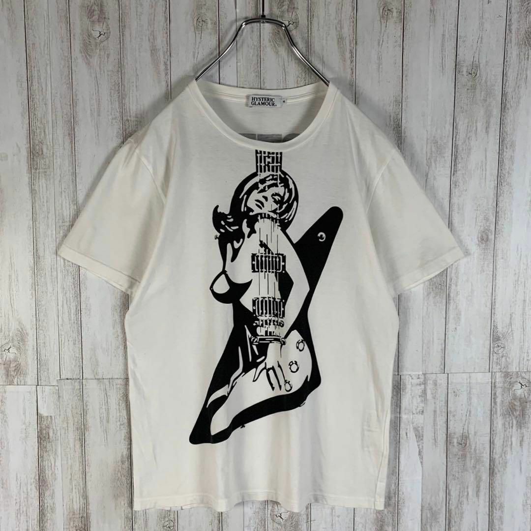 HYSTERIC GLAMOUR(ヒステリックグラマー)の【超絶希少モデル】ヒステリックグラマー ギターガール M 即完売 希少 Tシャツ メンズのトップス(Tシャツ/カットソー(半袖/袖なし))の商品写真