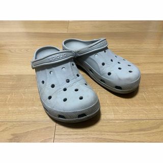 クロックス(crocs)のCROCS　クロックス　サンダル　ライトグレー(サンダル)