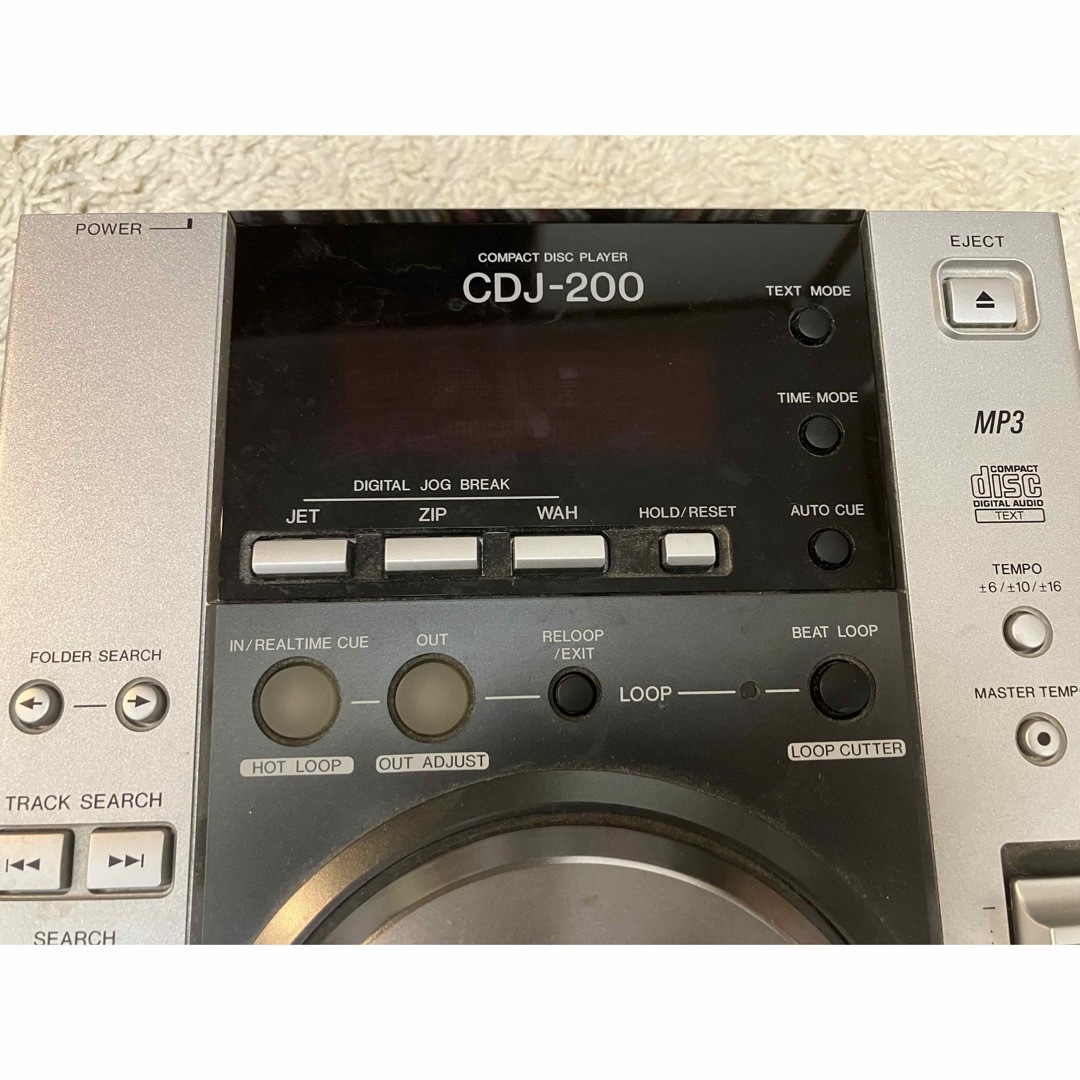 Pioneer(パイオニア)のPioneer コンパクトディスクプレイヤー  CDJ-200 ジャンク 楽器の楽器 その他(その他)の商品写真