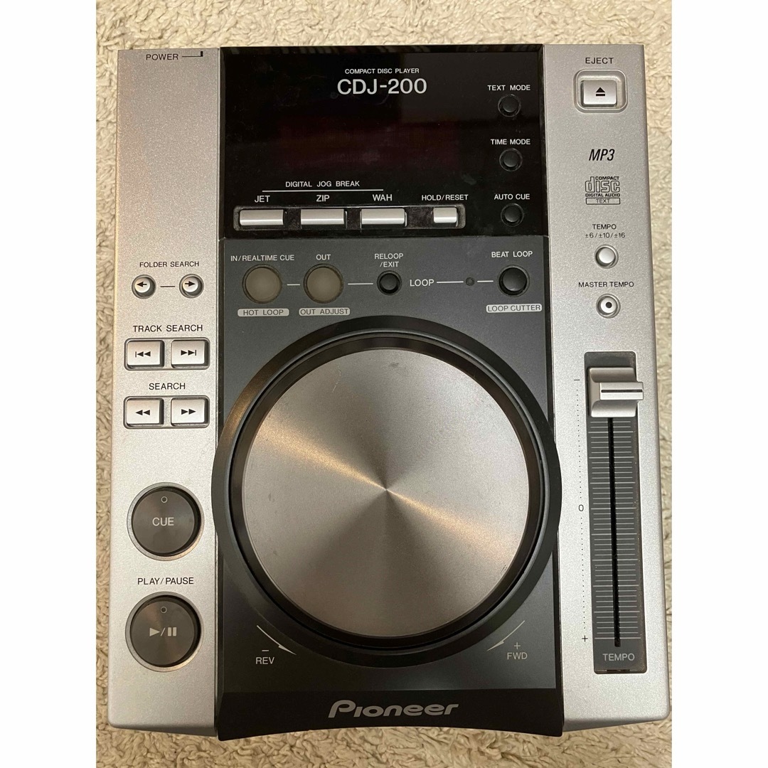 Pioneer(パイオニア)のPioneer コンパクトディスクプレイヤー  CDJ-200 ジャンク 楽器の楽器 その他(その他)の商品写真