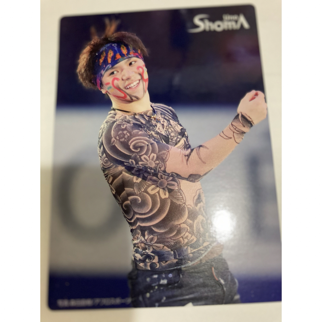 新品未使用　宇野昌磨　アイススケートショー　ブロマイド　ノベルティ　引退 エンタメ/ホビーのタレントグッズ(スポーツ選手)の商品写真