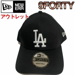 ニューエラー(NEW ERA)のアウトレット ニューエラ 帽子 キャップ 黒白 LA 9FORTY ドジャース⑤(キャップ)