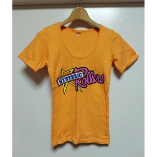 ヒステリックグラマー(HYSTERIC GLAMOUR)の新品！ヒステリックグラマーのオレンジTシャツ(Tシャツ(半袖/袖なし))