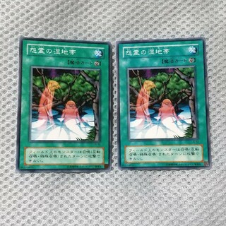 怨霊の湿地帯　遊戯王　カード　　２枚セット(シングルカード)