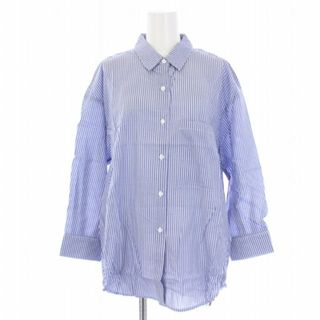 ドゥーズィエムクラス(DEUXIEME CLASSE)のドゥーズィエムクラス STATESIDE STRIPE SHIRT XS 青 白(その他)