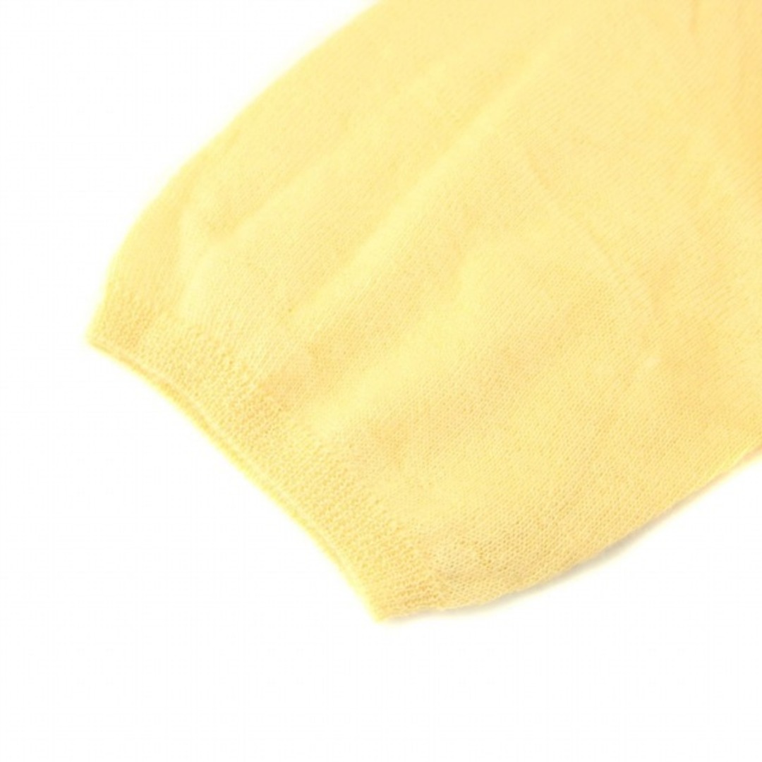 PRADA(プラダ)のプラダ ニットポロシャツ ハーフボタン 半袖 アーガイル柄 カシミヤ 絹混 38 レディースのトップス(ポロシャツ)の商品写真