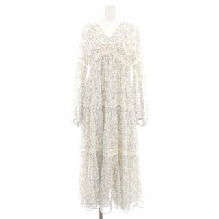 ハーリップトゥ Monotone Floral Pleated Dress