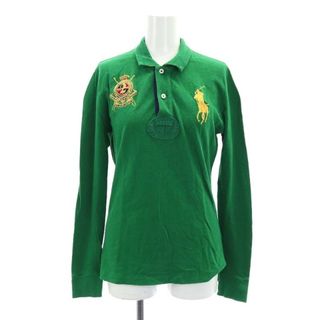 ラルフローレン(Ralph Lauren)のラルフローレン 長袖 ポロシャツ ビッグポニー L 緑 グリーン(ポロシャツ)