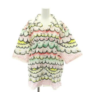 ツモリチサト(TSUMORI CHISATO)のツモリチサト ニコアンド オープンカラー 総柄 半袖シャツ オーバーサイズ 4(シャツ/ブラウス(半袖/袖なし))