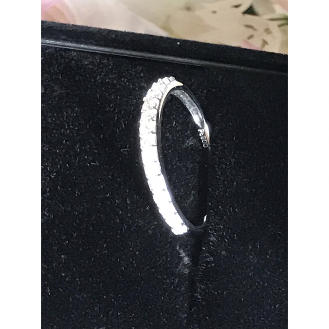 プラチナダイアモンドハーフエタニティー リング レディースのアクセサリー(リング(指輪))の商品写真