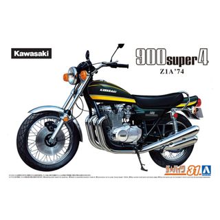 アオシマ(AOSHIMA)のアオシマ カワサキ Z900 Z1A スーパー4 1974 1/12 プラモデル(模型/プラモデル)