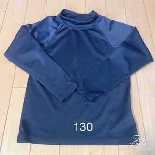 ラッシュガード サイズ130 紺色(水着)