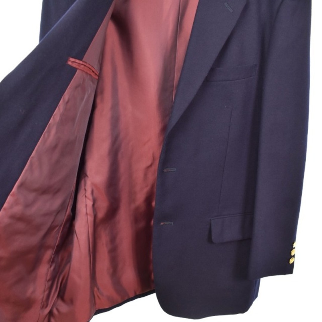 イクシーズ IXI:Z テーラードジャケット 金ボタン ウール L 紺 ネイビー メンズのジャケット/アウター(テーラードジャケット)の商品写真