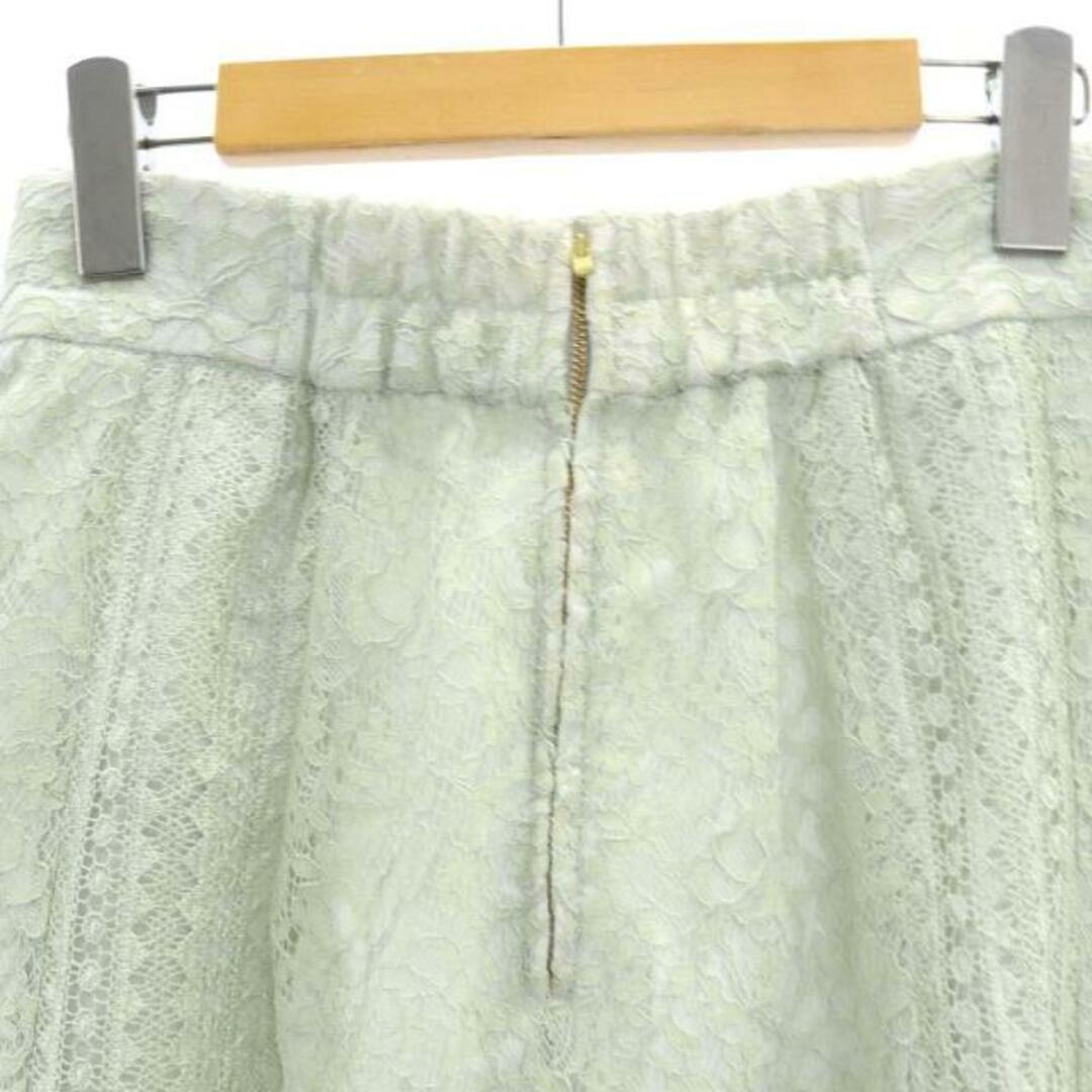 JILL by JILLSTUART(ジルバイジルスチュアート)のジルバイジルスチュアート ミックスレースフレアスカート ロング M レディースのスカート(ロングスカート)の商品写真
