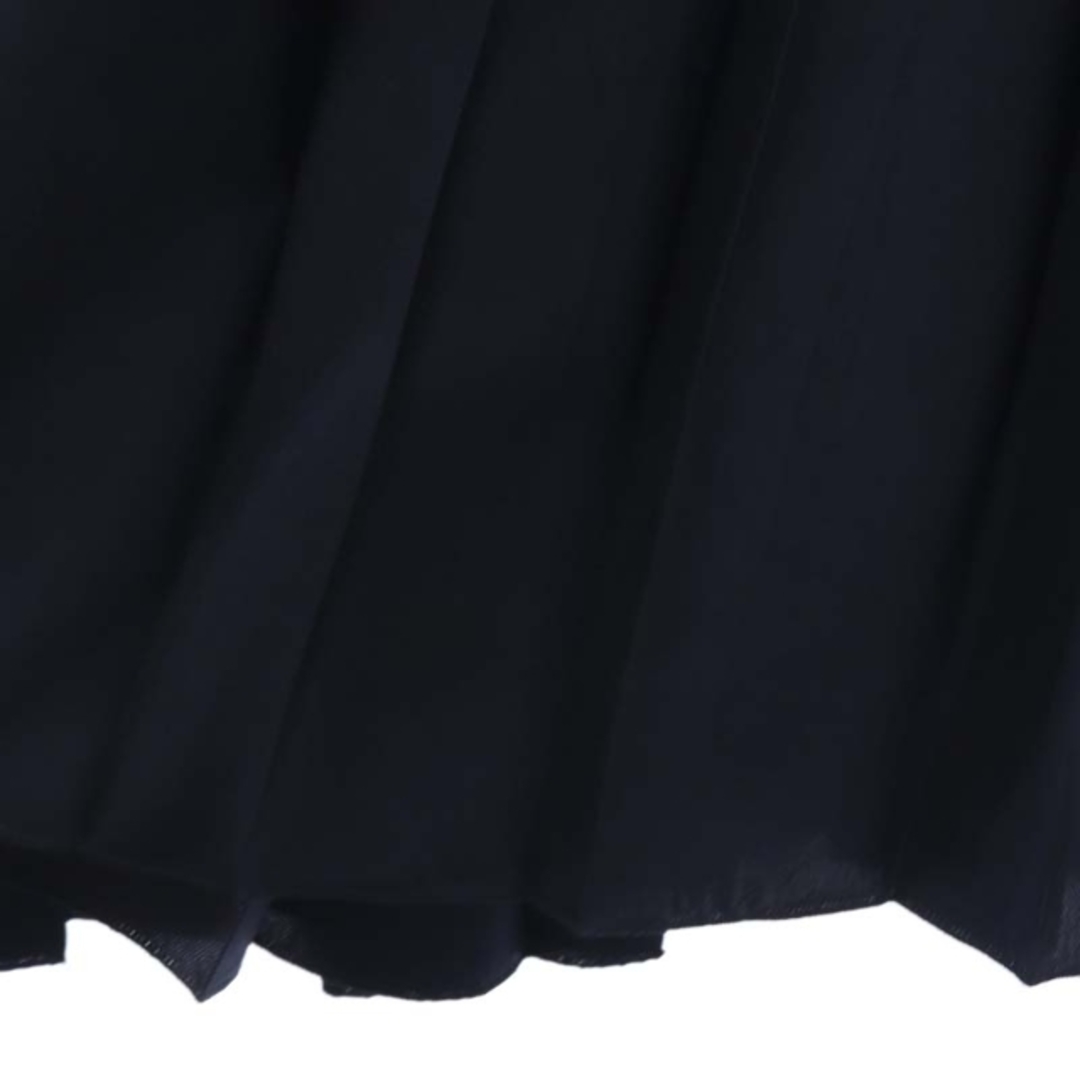 MACKINTOSH PHILOSOPHY(マッキントッシュフィロソフィー)のマッキントッシュフィロソフィー スカート 膝丈 プリーツ フレア 38 紺 レディースのスカート(ひざ丈スカート)の商品写真