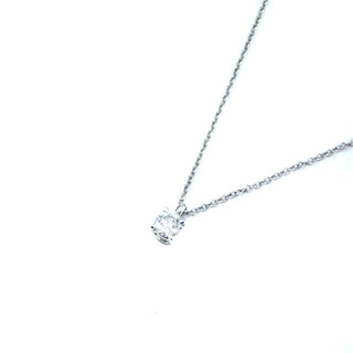 ティファニー(Tiffany & Co.)のティファニー ソリティア ネックレス Pt950 ダイヤモンド プラチナ(ネックレス)