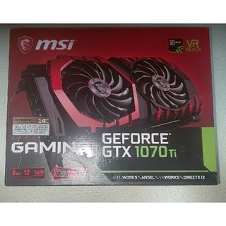 エムエスアイ(msi)のMSI GEFORECE GTX 1070Ti GAMING(PCパーツ)