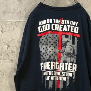 God created バックプリント アメリカ輸入 オーバーサイズ Tシャツ(Tシャツ/カットソー(半袖/袖なし))
