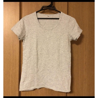 ムジルシリョウヒン(MUJI (無印良品))の無印良品　半袖Tシャツ　M   グレー(Tシャツ(半袖/袖なし))