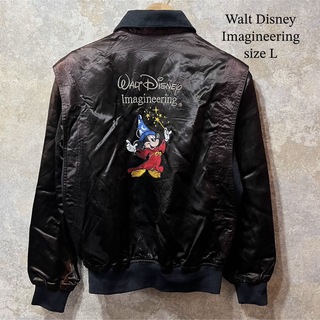 ディズニー(Disney)のWalt Disney Imagineering サテン刺繍ジャケット USA(スカジャン)