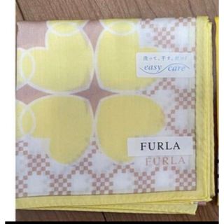 フルラ(Furla)のハンカチ　黄色　FURLA ハート(ハンカチ)