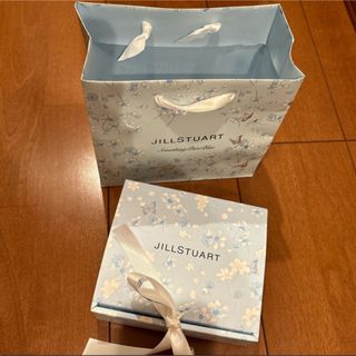 JILLSTUART ショップ袋&箱 ピンク/限定ショップ袋 水色花柄(ショップ袋)