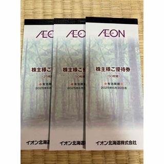 イオン(AEON)のイオン北海道 株主優待券 12,000円分(ショッピング)