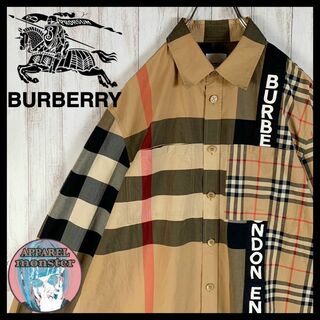 【超希少モデル】BURBERRY メガチェック×ノバチェック 激レア シャツ(シャツ)