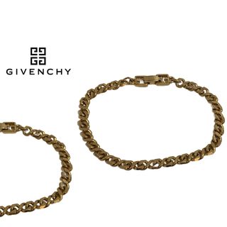 ジバンシィ(GIVENCHY)のGIVENCHY PARIS VINTAGE 80s チェーンブレスレット 喜平(ブレスレット/バングル)