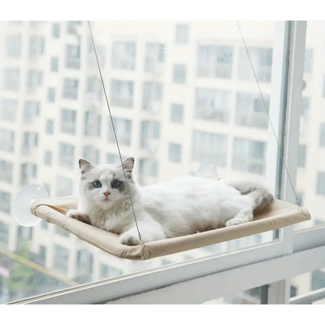 猫窓ハンモック カーキ その他のペット用品(猫)の商品写真