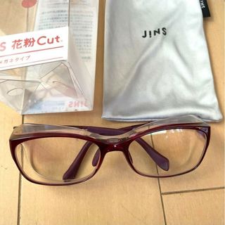 JINS - ジンズ JINS 眼鏡 ボストン レンズ交換券付き ブラウン JINS - ジンズ JINS 眼鏡 ボストン レンズ交換券付き ブラウン