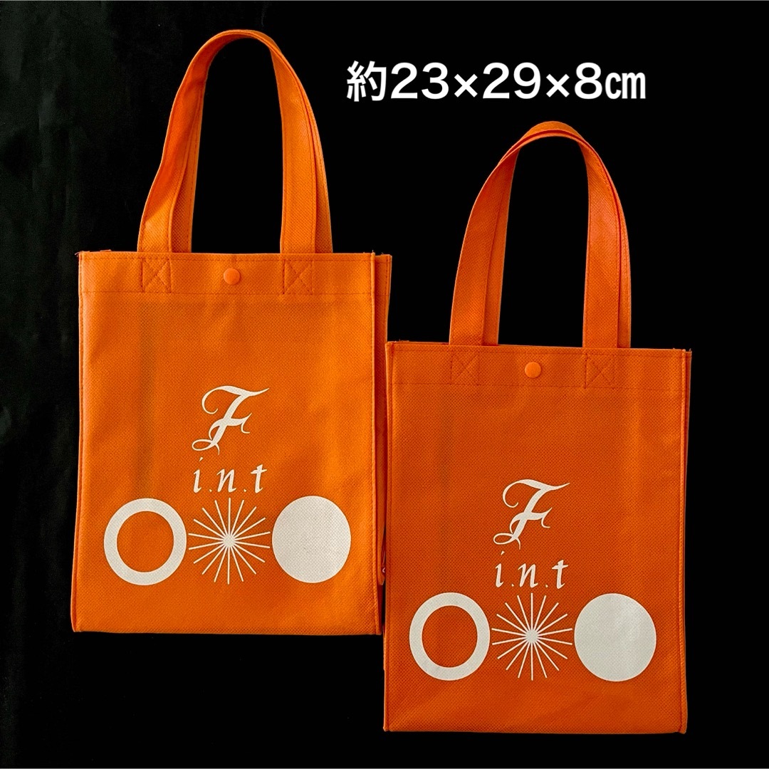 F i.n.t(フィント)のフィント 手さげ ショップ袋 2枚 (約23×29×8㎝) レディースのバッグ(ショップ袋)の商品写真