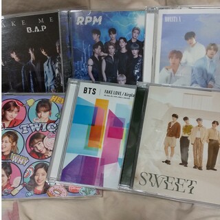 SWEET（通常盤・初回プレス）　オマケ　TWICE/BTS/ monstaX他(K-POP/アジア)