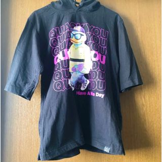 パーカー 半袖 B ONE SOUL S ブラック(Tシャツ/カットソー(半袖/袖なし))