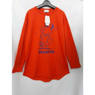 新品 タグ付き  M～L相当 スヌーピー 長袖 Tシャツ(Tシャツ(長袖/七分))