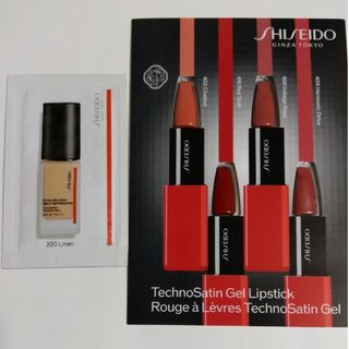 シセイドウ(SHISEIDO (資生堂))の資生堂 テクノサテン ジェル リップスティック ファンデーション サンプル(ファンデーション)