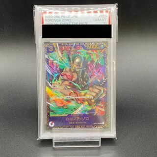 ワンピース(ONE PIECE)の【PSA10】ロロノア・ゾロ(パラレル)(フラッグシップバトル) SR OP01-025(シングルカード)