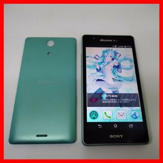 ソニー(SONY)のXperia A SO-04E 初音ミク ver ソニー,ドコモ ワンセグ,FM(スマートフォン本体)