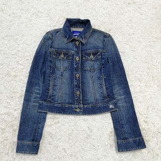 バーバリーブルーレーベル(BURBERRY BLUE LABEL)のBURBERRY　バーバリー　デニムジャケット　ブルゾン　ノバチェック　Gジャン(Gジャン/デニムジャケット)