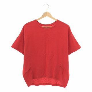 コーエン(coen)の美品 送料無 coen トップス Tシャツ シンプル 半袖 レッド F(Tシャツ(半袖/袖なし))