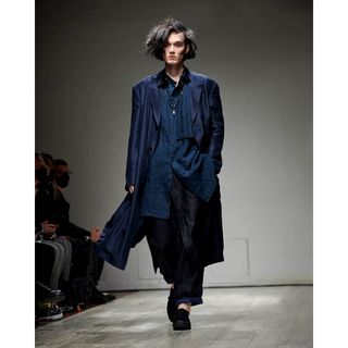 Yohji Yamamoto POUR HOMME - ヨウジヤマモト Yohji Yamamoto リネン フラックス 麻 シャツ