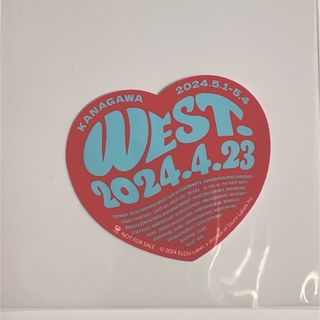 ジャニーズウエスト(ジャニーズWEST)の【新品】WEST. 会場限定ステッカー 横浜アリーナ(アイドルグッズ)